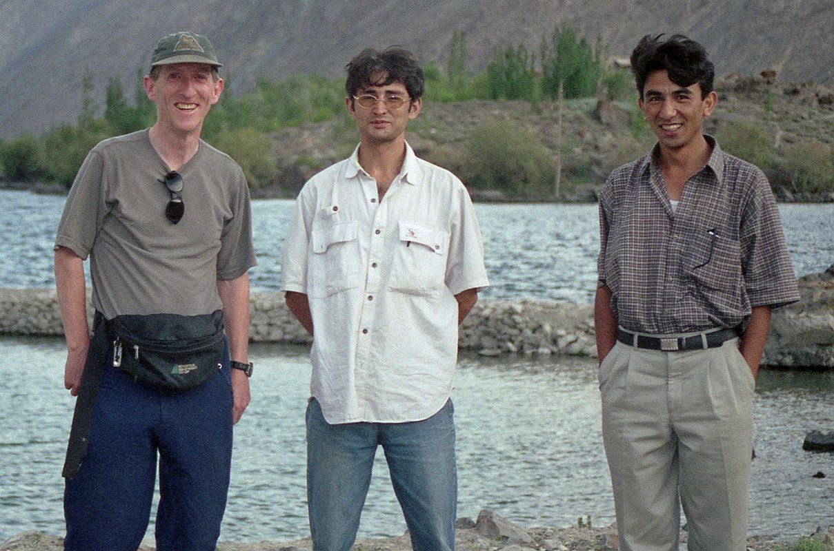 14 Jerome Ryan, Cook Muhammed Ali, Guide Muhammed Iqbal At Lake Satpara Above Skardu